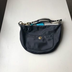 Coach black nylon small hobo